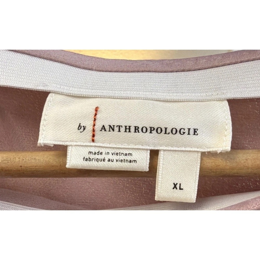 Pink Rose Maxi Slip Skirt, Anthropologie Women's XL, NWT, Tilda, Boho, Feminine - Picture 4 of 12